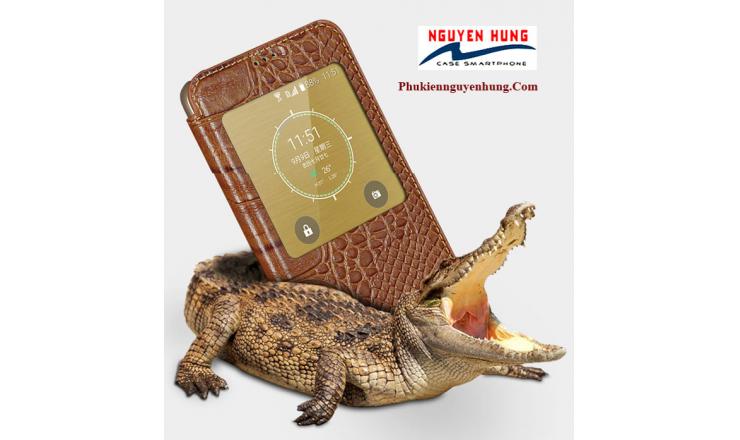 Bao da Galaxy Note FE da cá sấu cao cấp – Gusstell