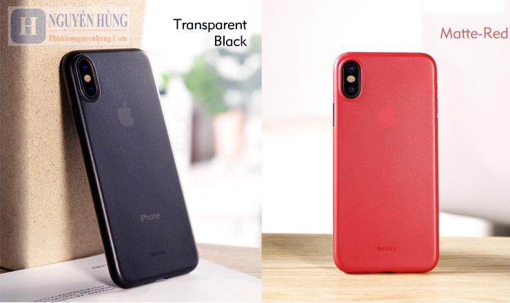 Ốp lưng Benk iPhone X XS siêu mỏng chính hãng Benks