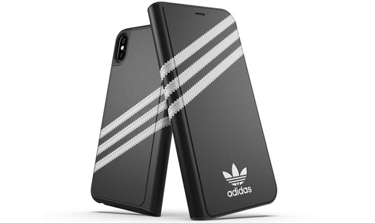 Bao Da iPhone X/ XS - Adidas Booklet Case PU [CHÍNH HÃNG - CAO CẤP]