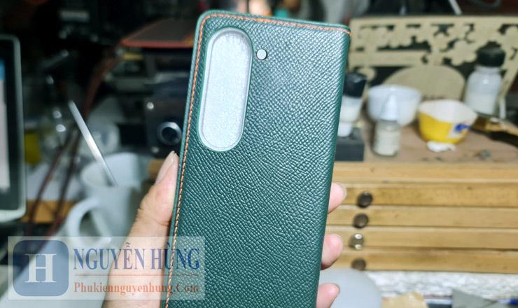 Bao da Galaxy Z Fold 6 - Khocase V2 Epsom - Da thật 100% Handmade in Việt Nam