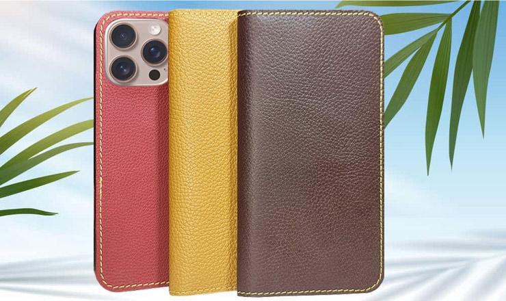 Bao da iPhone 16-15-14-13-12-11 Pro Max da thật - V7 Khocase. Handmade in VN
