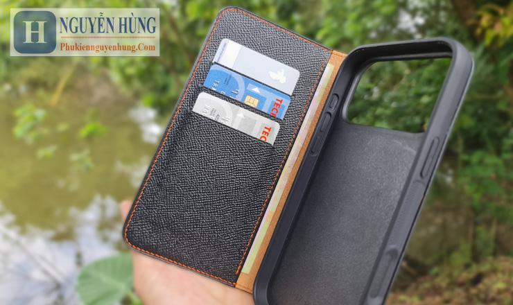 Bao da iPhone 17 Pro Max (Pro/ Plus/ Air) Epsom V2 da bò Ý cao cấp